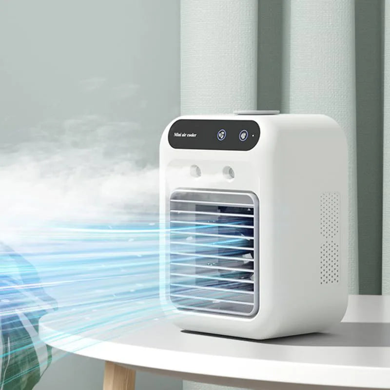 2026 Best Selling Air Cooler Fan Portable Air Conditioner Mini USB Rechargeable Air Conditioner Fan