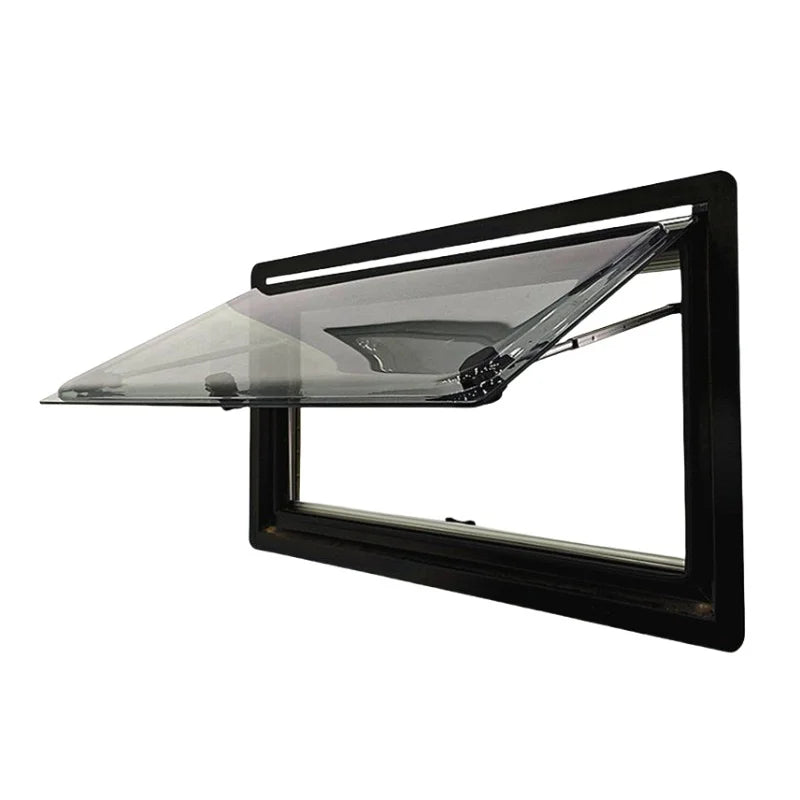 Wholesale Soundproof Caravan Window with Double Glazed Acrylic One-Piece Molded Frame for Caravan Accessories 1200x350mm