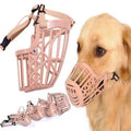 Best Seller Anti-Barking Dog Mouth Muzzle New Design Lovely Pink Silicone Pet Mouth Guard Manufactured with PU Material