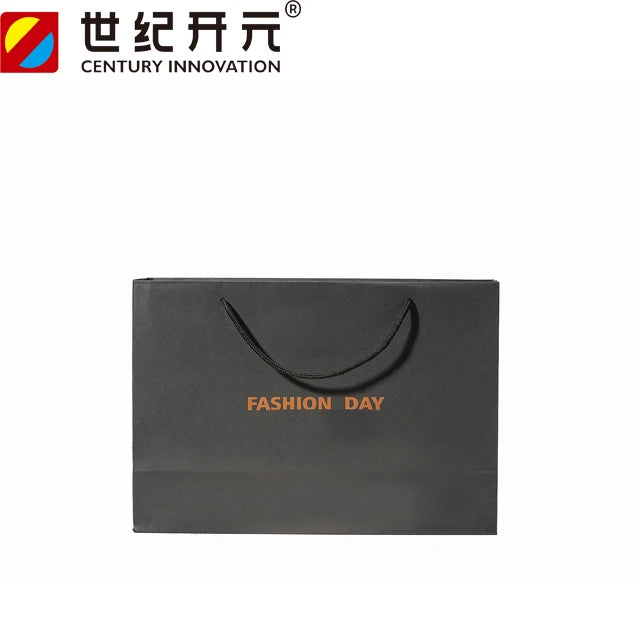 Custom White Gift Shopping Paper Luxury Bag with Logo