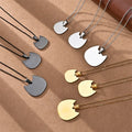 The Spot Fashion Stainless Steel Kitten Head Pendant Necklace New Style Titanium Steel Not Easy to Fade the Necklace Wholesale