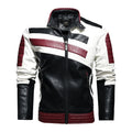 Custom Utility Fleece PU Windbreaker Coat Clothing Custom Embroidered Leather Motorcycle Jacket for Men