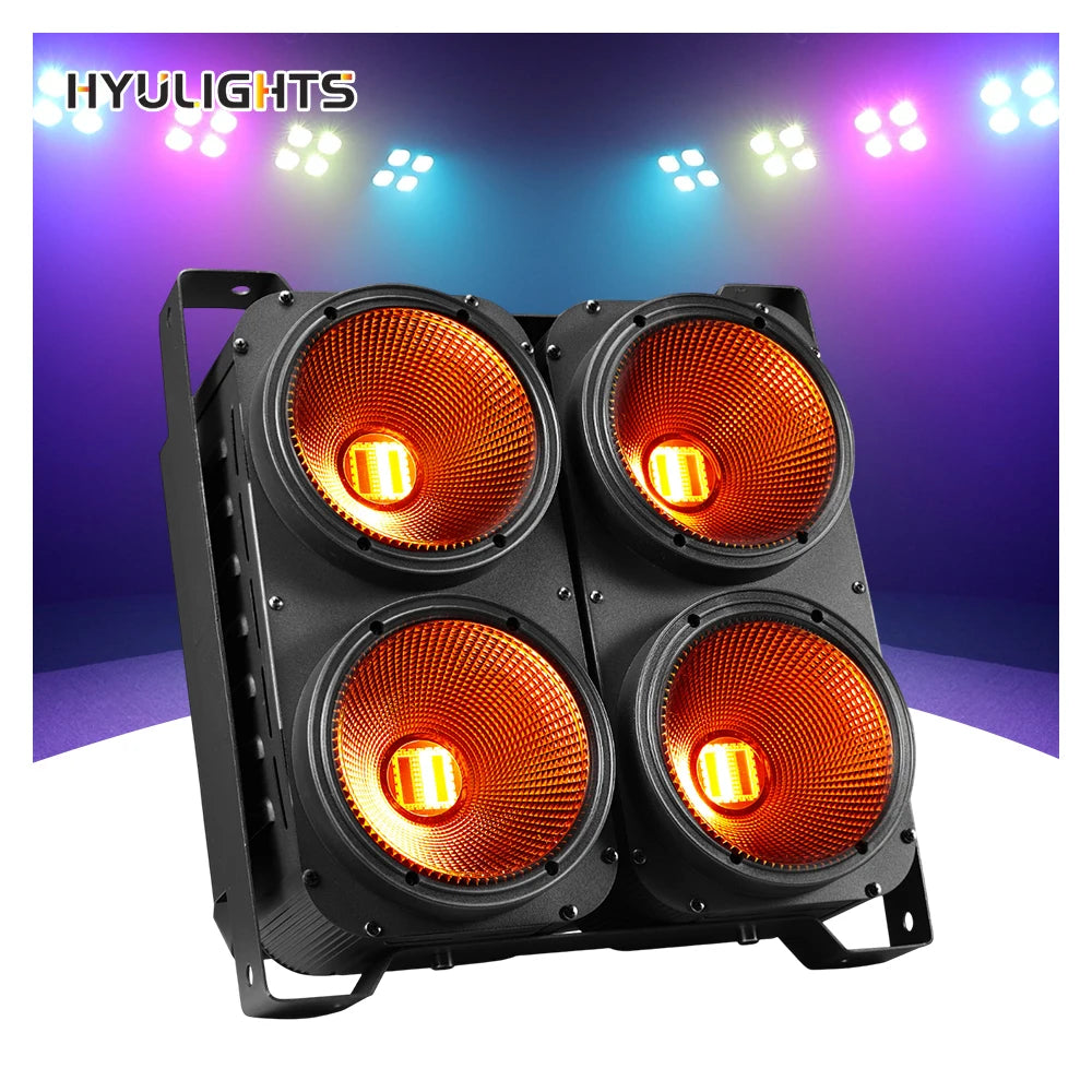 Cheap Price 4X100W RGBW 6In1 DMX512 Led Stage Par Beam Lights for Home Parties and Dj Blinder Disco Lighting