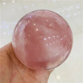 Wholesale Natural Healing Pink Rose Quartz Stone Sphere Ball for Home Decoration