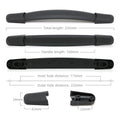Custom High Quality Black Plastic Handle Part Free Sample Top Carry Handle for Suitcase Trolley Retractable Luggage Grip Handle