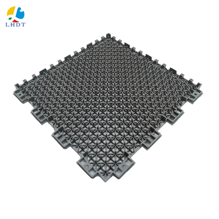 Custom Size Interlocking Standard Basketball Flooring Outdoor Multi-Sport Court PP Artificial Grass