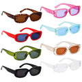 2026 Trendy Small Square Sunglasses UV400 Protection Fashion Street Style Retro Rectangular Frame for Men Women UV400 Protection