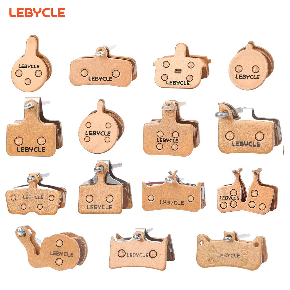 LEBYCLE Factory Custom Bicycle Metal Sintering Hydraulic Disc Brake Pads Wear & Heat-Resistant for XT Shimano E-Bike E-Scooter