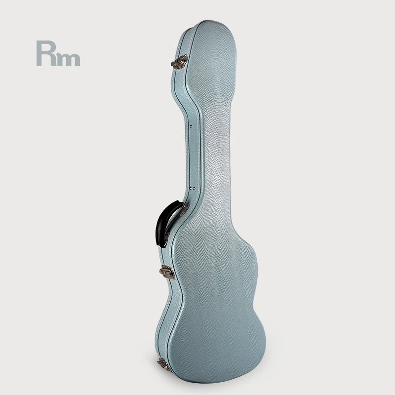 WC85-BS Hot Sales Bass Guitar Hard Case LP Les Paul Style Wooden Hard Shell Leather Crush Velvet 5mm Plywood Chrome Latch