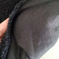 Available From Stock Black Teddy Velvet Clothing Toy Fabric Thick Flannel Warm and Soft