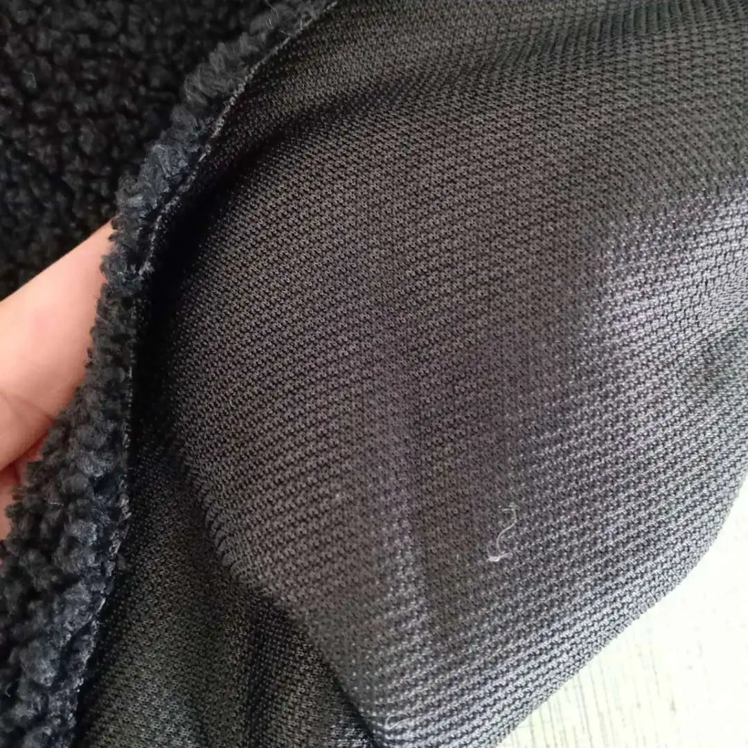 Available From Stock Black Teddy Velvet Clothing Toy Fabric Thick Flannel Warm and Soft