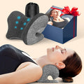 Top seller neck stretcher chiropractic pillow memory foam neck stretcher for neck pain relief