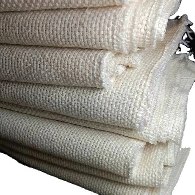 Factory Wholesale 100% Cotton Poke Embroidered Cloth Fabric DIY Material Russian Poke Embroidered Monk Tufting Cloth