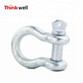 High Quality Forged Black Carbon Steel Towing Trailer Parts D Ring Shackle Hitch Receiver