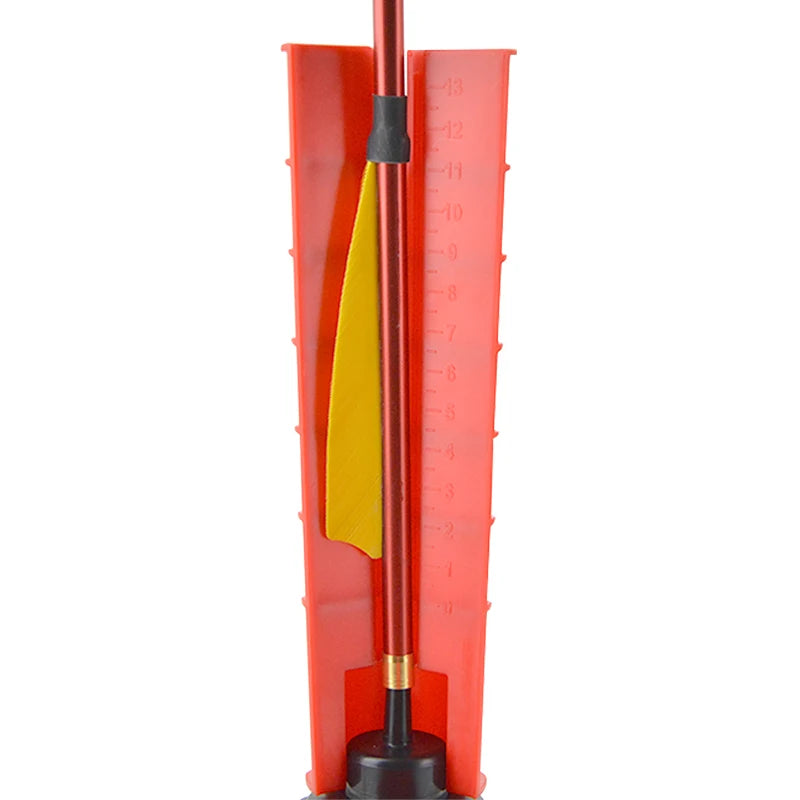 High Performance Bow and Arrow DIY Equipment Archery Hunting Shooting Plastic Red Fletching Jigs