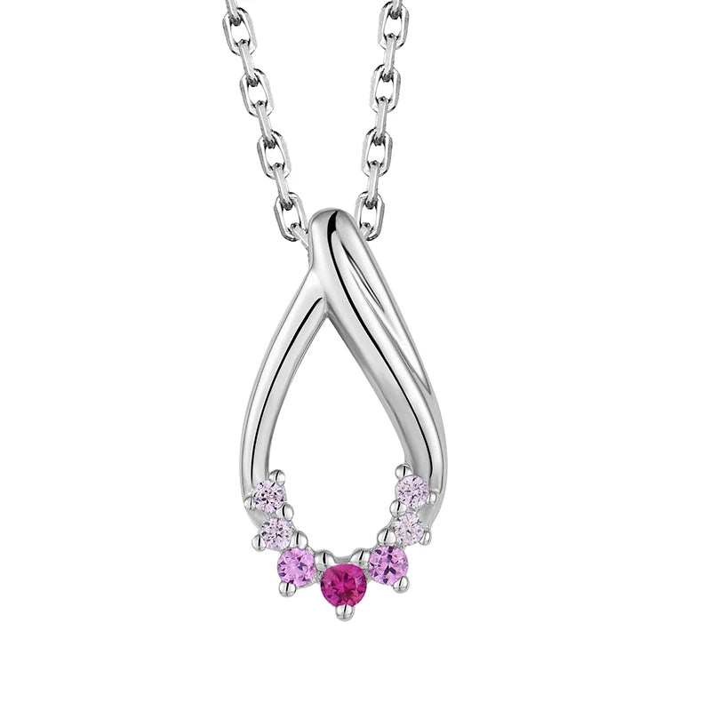 Wholesale Fashion Jewelry 925 Silver Infinity Pendant With White Cubic Zircon for Women