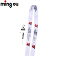 Promotional Medal Lanyard DIY Printed Heat Transfer Printing Sublimation Polyester Lanyard for Work Card