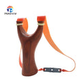 PIAO YU New Red Pear Solid Wood Slingshot Wooden Shooting Hunting Slingshot Outdoor Light Luxury Activity