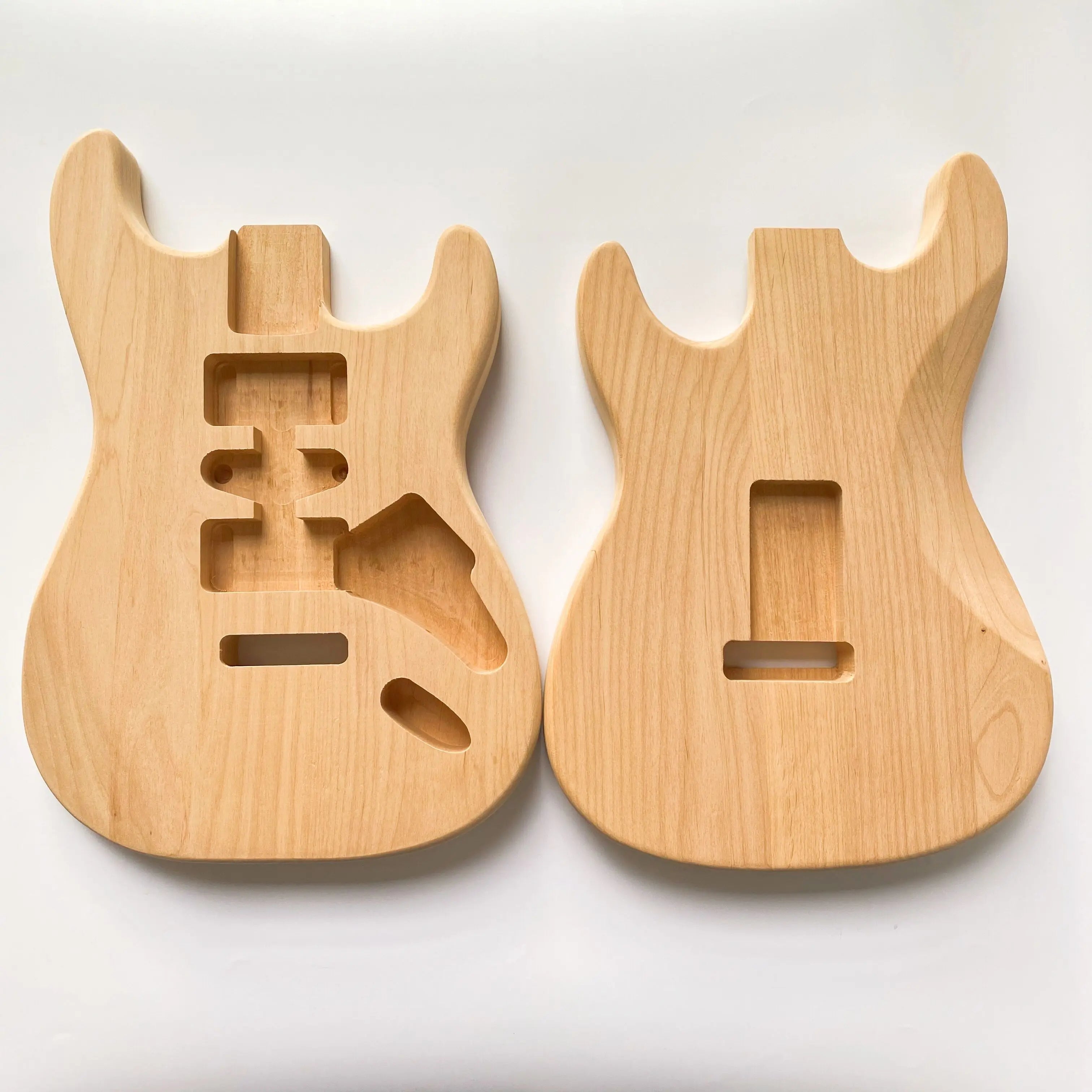 Alder Guitar Body Unfinished ST Guitar Body for DIY ST Electric Guitar Kit