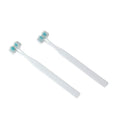 New Arrival Eco-Friendly Plastic Double Head Toothbrush Pet Cleaning Tool for Cats and Dogs