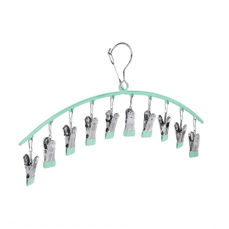 Multifunctional Space-saving Dryer Hanger Windproof Stainless Steel Hanger Sock Hanger Hook