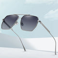 Luxury Metal Photochromic Sunglasses Men Women Fashion Polarized Sun Glasses Stylish Chameleon Anti-glare Driving Shades UV400