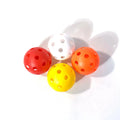 Factory Price Colorful 26-Hole Hollow Plastic Golf Balls 9-inch 70mm Training Indoor/ Outdoor Kids Toy Hole Golf Ball