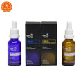 Sample Available Custom logo Luxury Matte Black Paperboard Packaging Essential Oil Roller Dropper Box with Bottle Set
