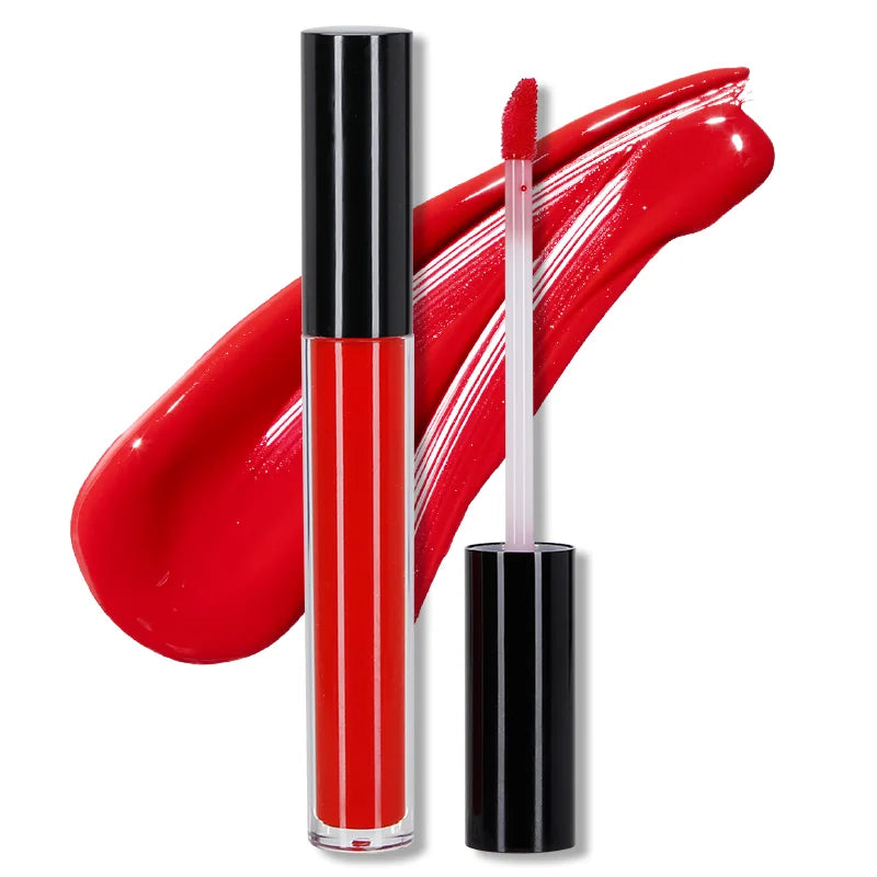 Create Your Logo Lip Makeup Line Pinky Nude Lip Gloss Vegan Clear Gel Plumping Lip Gloss Vendor