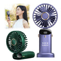 Powerful Hand Held Fan 1800mAh/1200mAh Battery Operated Rechargeable Portable Mini Fan for Hand/Desk/Neck Use