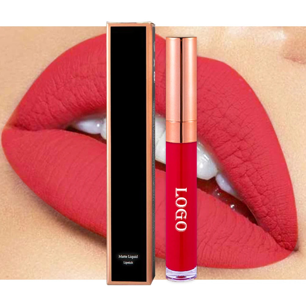Wholesale Makeup Long Lasting Waterproof Liquid Matte Lipstick Private Label Vegan Matte Lipstick MegaBDM