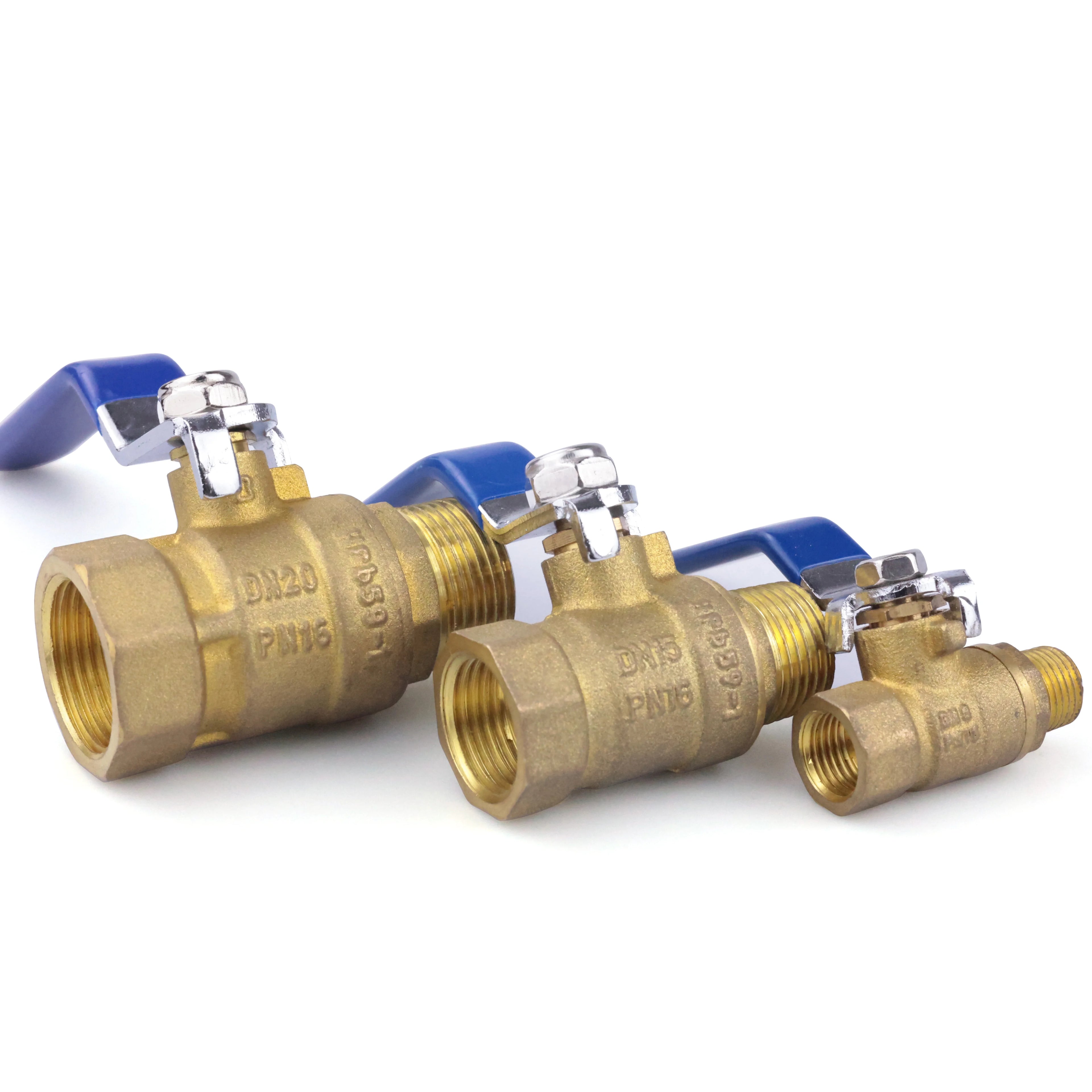 TMOK F/M Thread Brass Ball Valve 1/4~1" PN16 Strong Sealing Manual Water Control Forged Brass Ball Valve