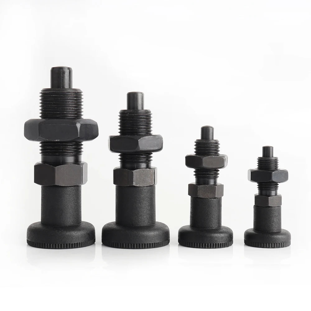 VCN220 High Precision Retractable Index Bolts Spring Locating Pin Indexing Plungers with Nuts for Machinery Applications