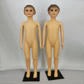 7-8 Years Kids Makeup Full-Body PE Plastic Mannequin with Stand and Wig 110cm Height