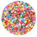 500g/lot Rainbow 5mm Round Polymer Hot Soft Clay Circle Sprinkles Colorful for DIY Crafts Tiny Cute Slime Accessories