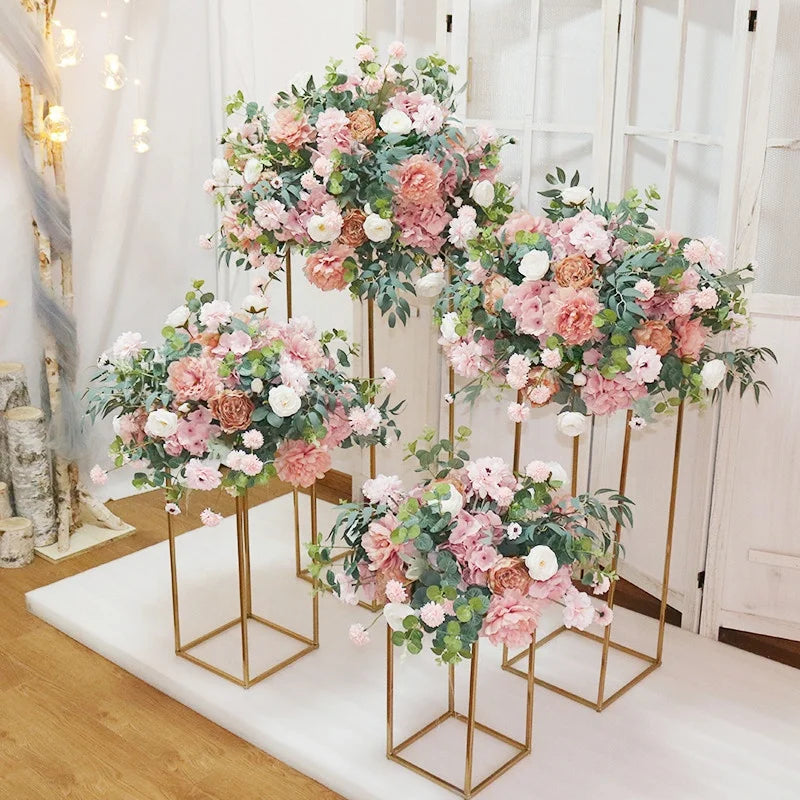 YOPIN 032 Artificial Flowers Wedding Decoration White Centerpieces Table Flower Ball
