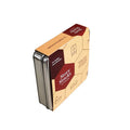 Custom LOGO Print Box Tin Metal Tin Food Grade Cookie Packaging Tin Container with PVC Clear Window Lid