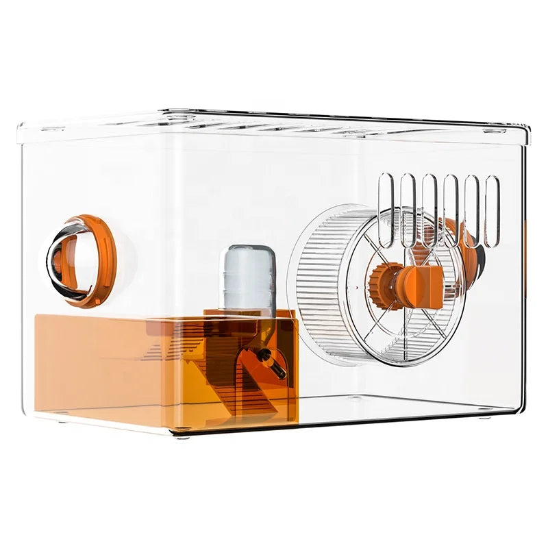 USMILE ODM OEM Hamster Cage Portable Sustainable DIY Acrylic Multi-Color Transparent Cage Multi-Entertainment Accessories Solid