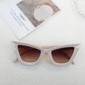New Large Frame Cat Eyes Sunglasses Simple and Fashionable Black Frame for Unisex for Instagram Cross Border Show