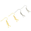 Wholesale Pendant Melon Seeds Clasp Stainless Steel Ear Wire Earring Hooks 0.7*21mm for Jewelry Making Diy Jewelry Findings