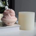 3D Cute for Eco-Friendly Silicone Mold for Scented Candles & Gypsum Soap DIY Handmade Craft Mould-Cake Tools