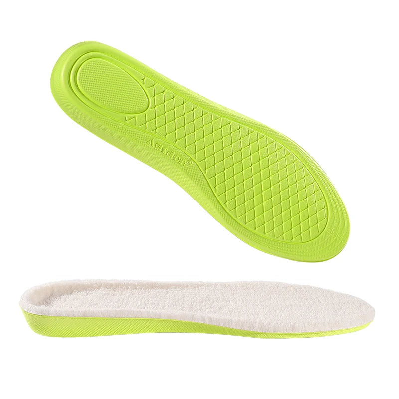 MOQ 1 Pair Winter Warm Comfortable Insoles Thermal Insoles for Winter Boots Shoes Warm Shoe Inserts Plush Shoe Pads