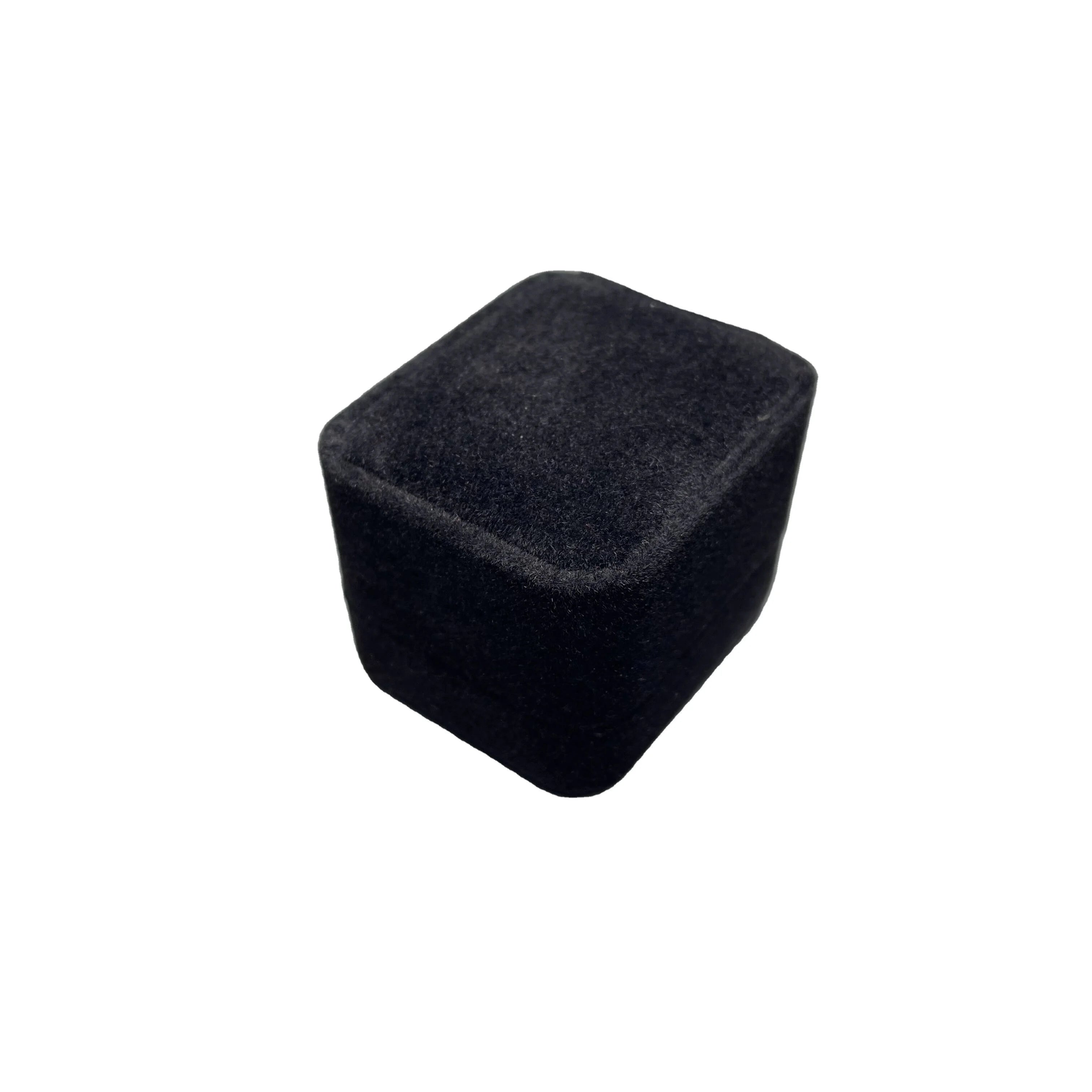 Black Velvet Earring Box for Velvet Jewelry Packaging Box