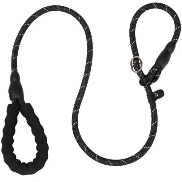 Wholesale Heavy Duty Nylon Dog Leash with Reflective Strips - Large Breeds Rope Lead (MOQ 2pcs) Durable Pet Walking Supply