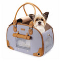 Wholesale Multi Foldable Waterproof Premium PU Leather Pet Travel Handbag Portable Bag Dog Carrier