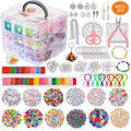 2024 DIY Early Education Set String Beads Necklace Colorful Acrylic & Lucite Beads for Little Hands