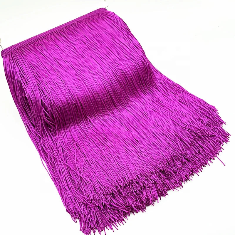 Cotton Tassel Tape Ribbon Border 15cm Wide Cotton Fringe Trimn Tassel Trim for Dance Costume Accessories and Curtain