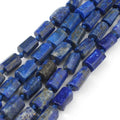 Natural Semi Gemstone Blue Cylinder Shaped Lapis Lazuli Stone Beads Loose Spacer Beads for DIY Jewelry Making MegaBDM