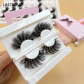 Wholesale 20mm 25mm Faux Mink Eye Lashes Full Strip Eyelash  Private Label Russian Volume Lash Strips DD Cural Russian Eyelashes