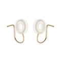 Real 14K Gold Filled Silicone Round GF Ear Clip Wire for Jewelry Finding DIY Making Earrings Accessories Clasps